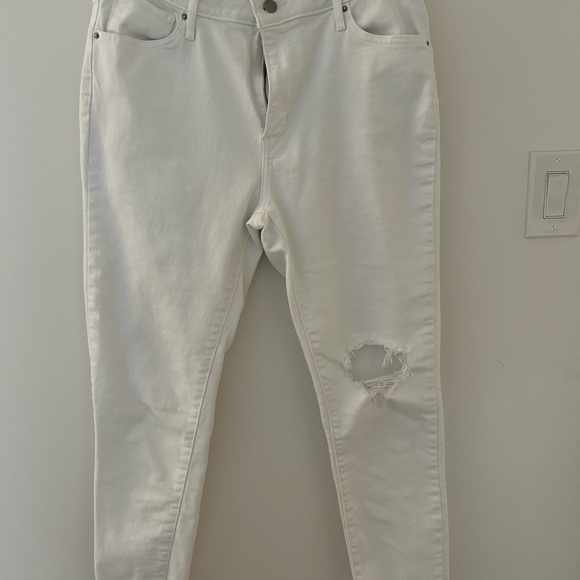 Levi's White 721 High Rise Skinny Ankle Jeans - Picture 2 of 13